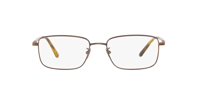 Brillen Giorgio Armani AR 5133 (3260) farbe bronzo spazzolato form rechteckig gläser lente demo