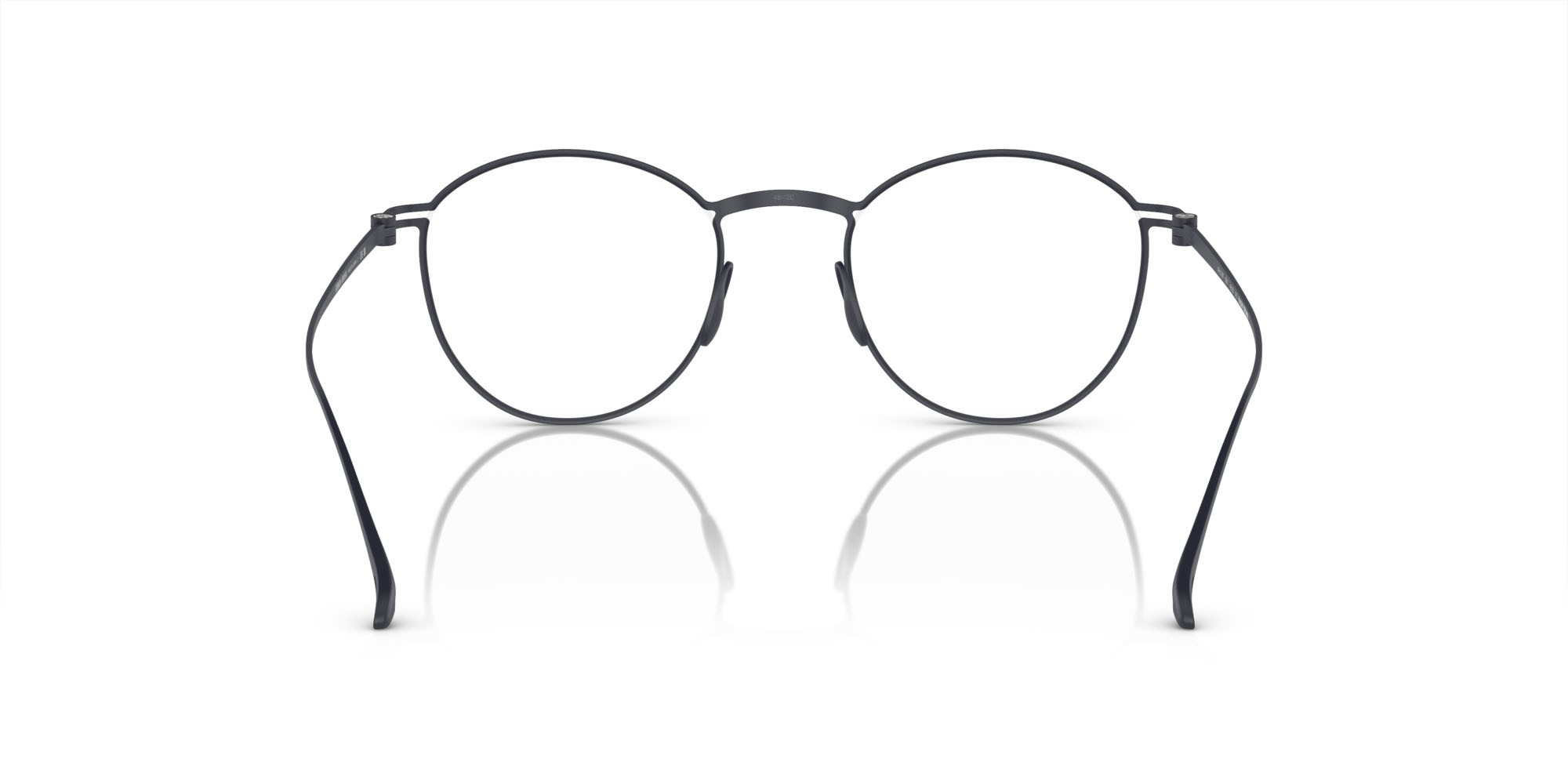 Eyeglasses Giorgio Armani AR 5136T (3351) color blu opaco shape pantos lenses lente demo