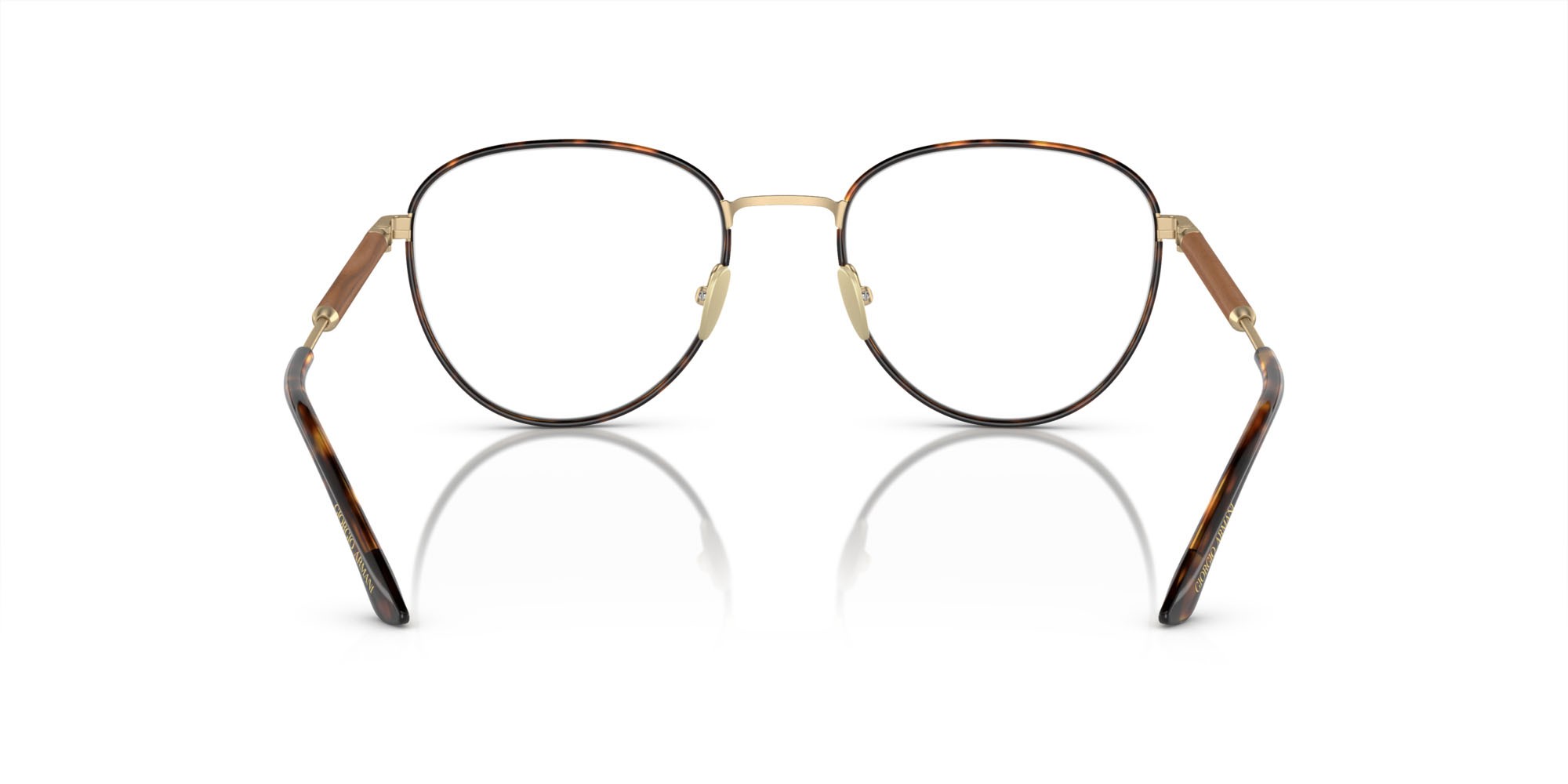 Brillen Giorgio Armani AR 5137J (3002) farbe oro pallido opaco form pantos gläser lente demo