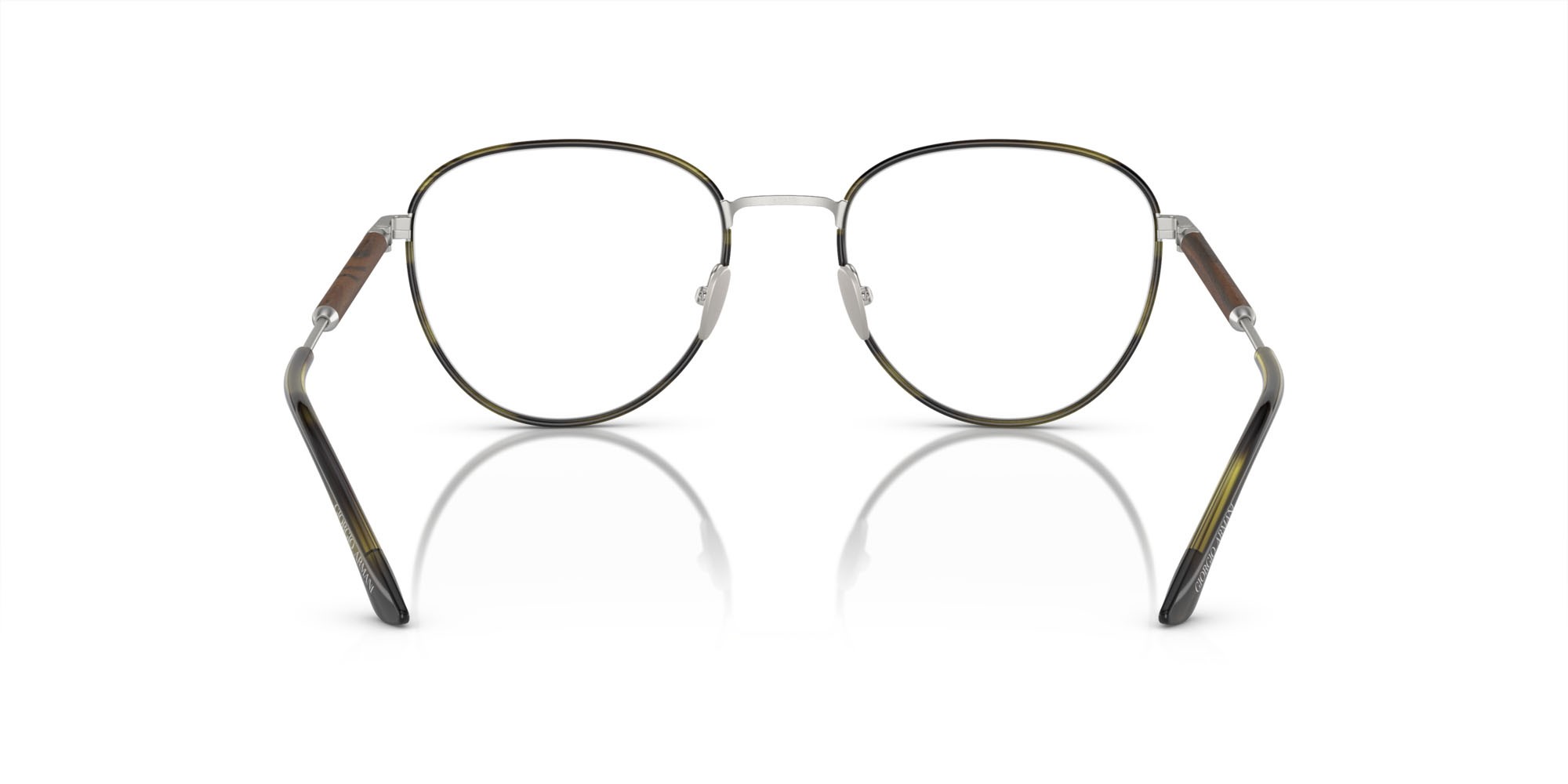 Brillen Giorgio Armani AR 5137J (3045) farbe argento opaco form pantos gläser lente demo
