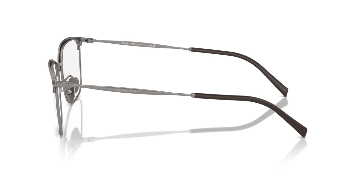Occhiali da vista Giorgio Armani AR 5143 (3003) colore gunmetal opaco forma rettangolare lenti lente demo