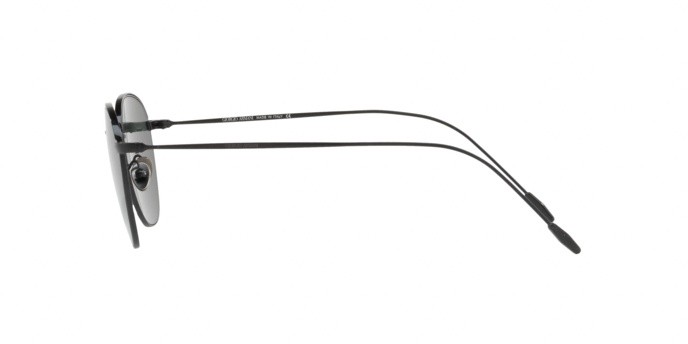 Sunglasses Giorgio Armani AR 6048 (300171) color matte black/black shape square lenses grey green