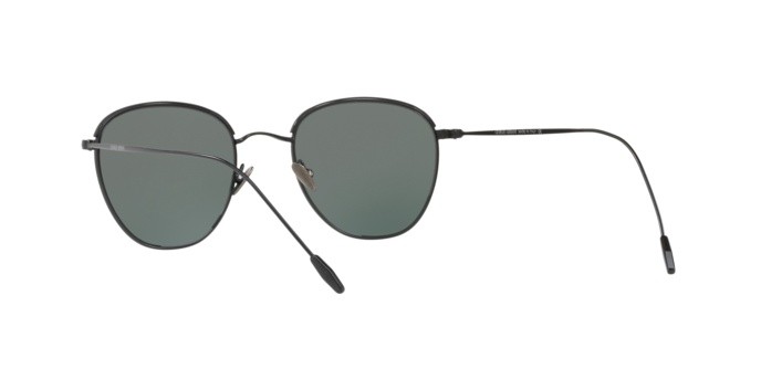 Sunglasses Giorgio Armani AR 6048 (300171) color matte black/black shape square lenses grey green