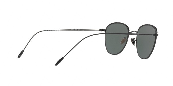 Sunglasses Giorgio Armani AR 6048 (300171) color matte black/black shape square lenses grey green