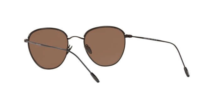 Occhiali da sole Giorgio Armani AR 6048 (300173) colore matte black forma quadrato lenti brown
