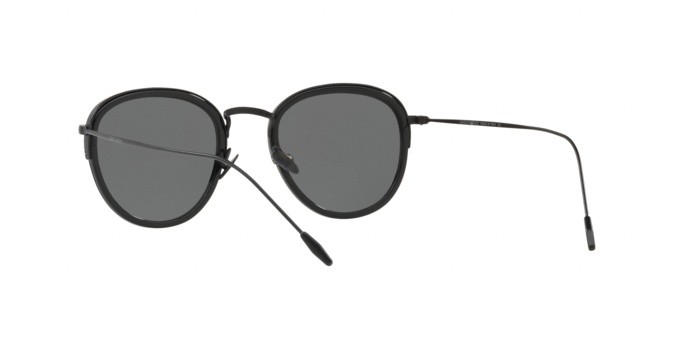 Occhiali da sole Giorgio Armani AR 6068 (300187) colore black forma rotondo lenti grey