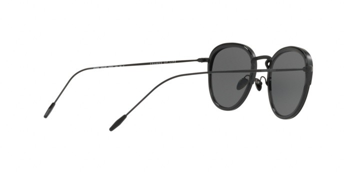 Occhiali da sole Giorgio Armani AR 6068 (300187) colore black forma rotondo lenti grey