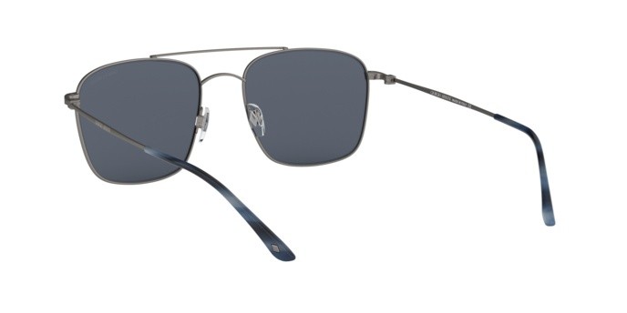 Sunglasses Giorgio Armani AR 6080 (300387) color matte gunmetal shape square lenses grey