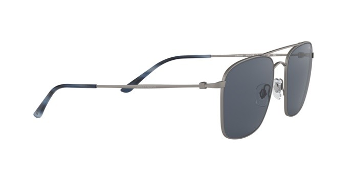 Sunglasses Giorgio Armani AR 6080 (300387) color matte gunmetal shape square lenses grey