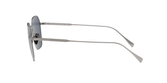 Occhiali da sole Giorgio Armani AR 6104 (300387) colore matte gunmetal forma quadrato lenti grey