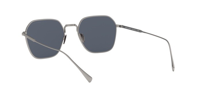 Occhiali da sole Giorgio Armani AR 6104 (300387) colore matte gunmetal forma quadrato lenti grey