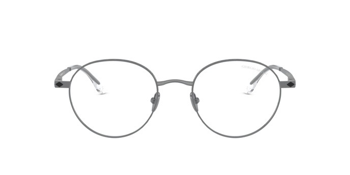 Sonnenbrillen Giorgio Armani AR 6107 (30031W) farbe matte gunmetal form rund gläser clear