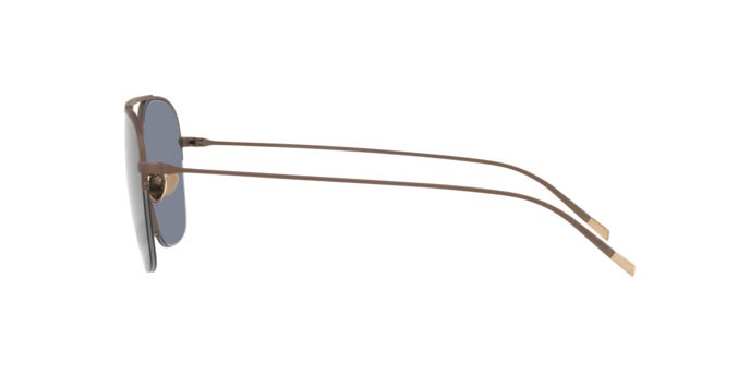 Sonnenbrillen Giorgio Armani AR 6124 (300619) farbe matte bronze form quadratisch gläser blue