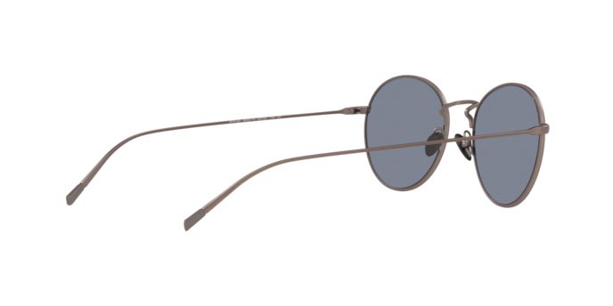Sunglasses Giorgio Armani AR 6125 (300619) color matte bronze shape oval lenses blue