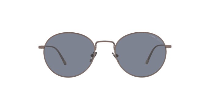 Sunglasses Giorgio Armani AR 6125 (300619) color matte bronze shape oval lenses blue
