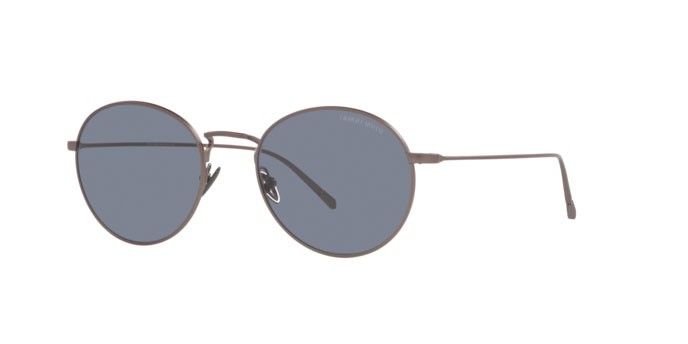 Sunglasses Giorgio Armani AR 6125 (300619) color matte bronze shape oval lenses blue