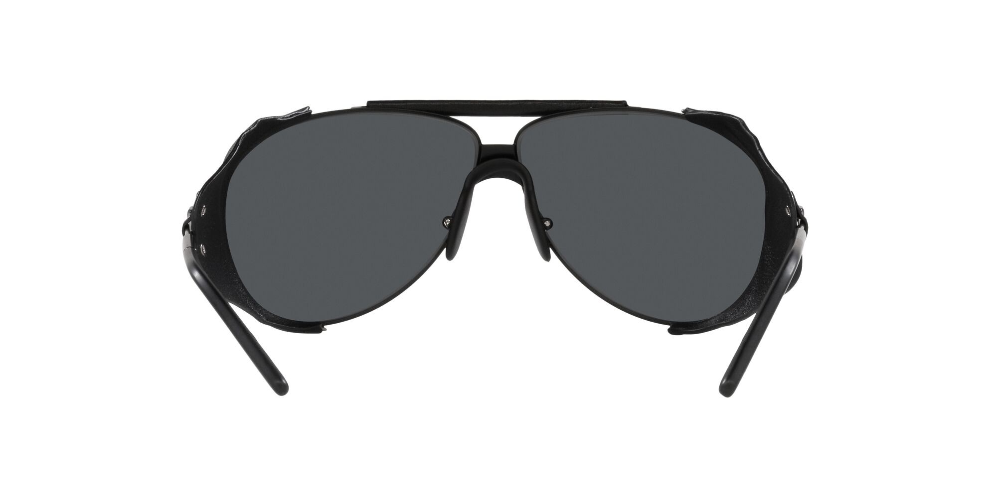 Sonnenbrillen Giorgio Armani AR 6139Q (300187) farbe nero opaco form aviator gläser grigio scuro