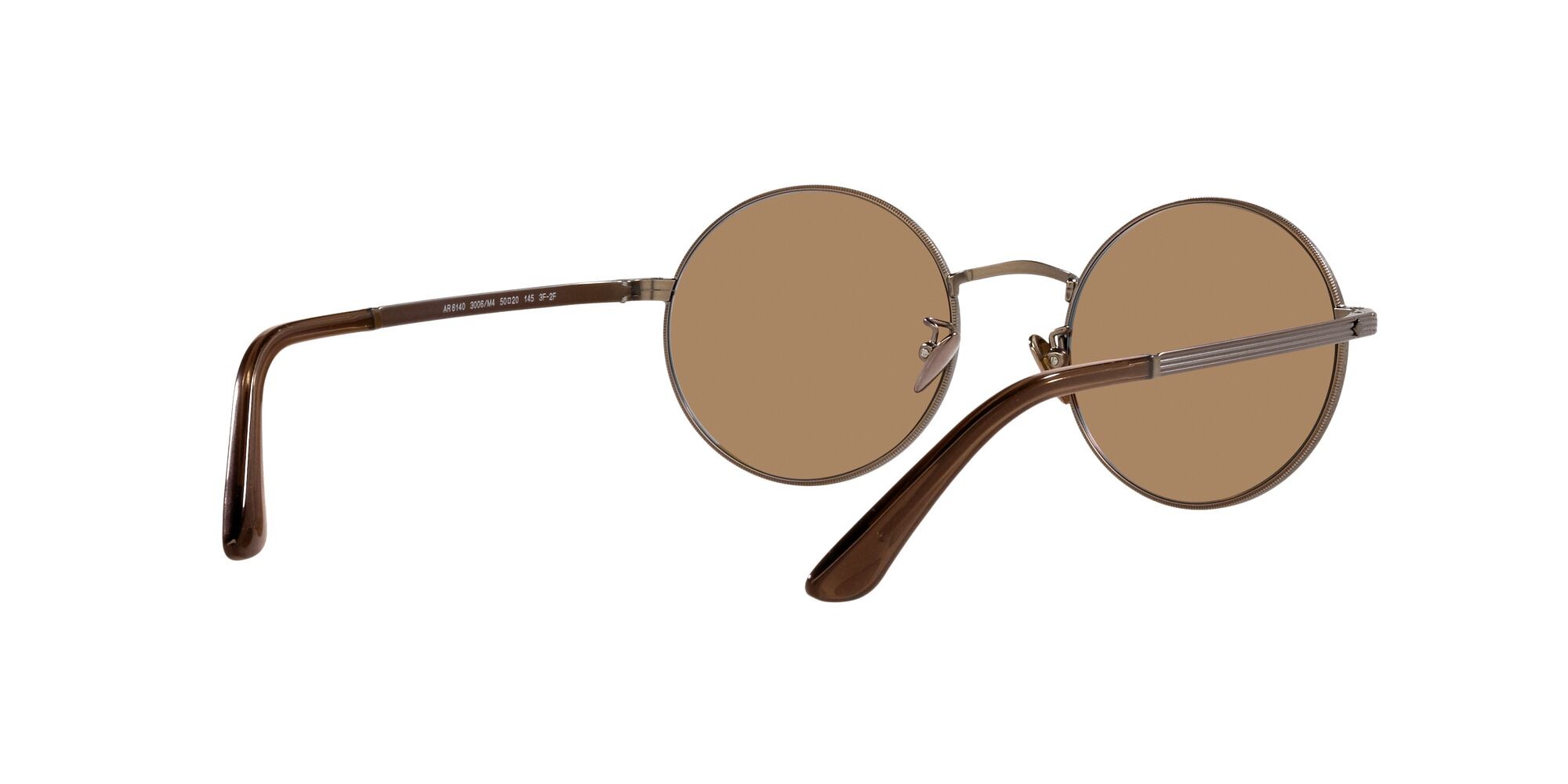 Sonnenbrillen Giorgio Armani AR 6140 (3006M4) farbe bronzo opaco form rund gläser photocromatic brown