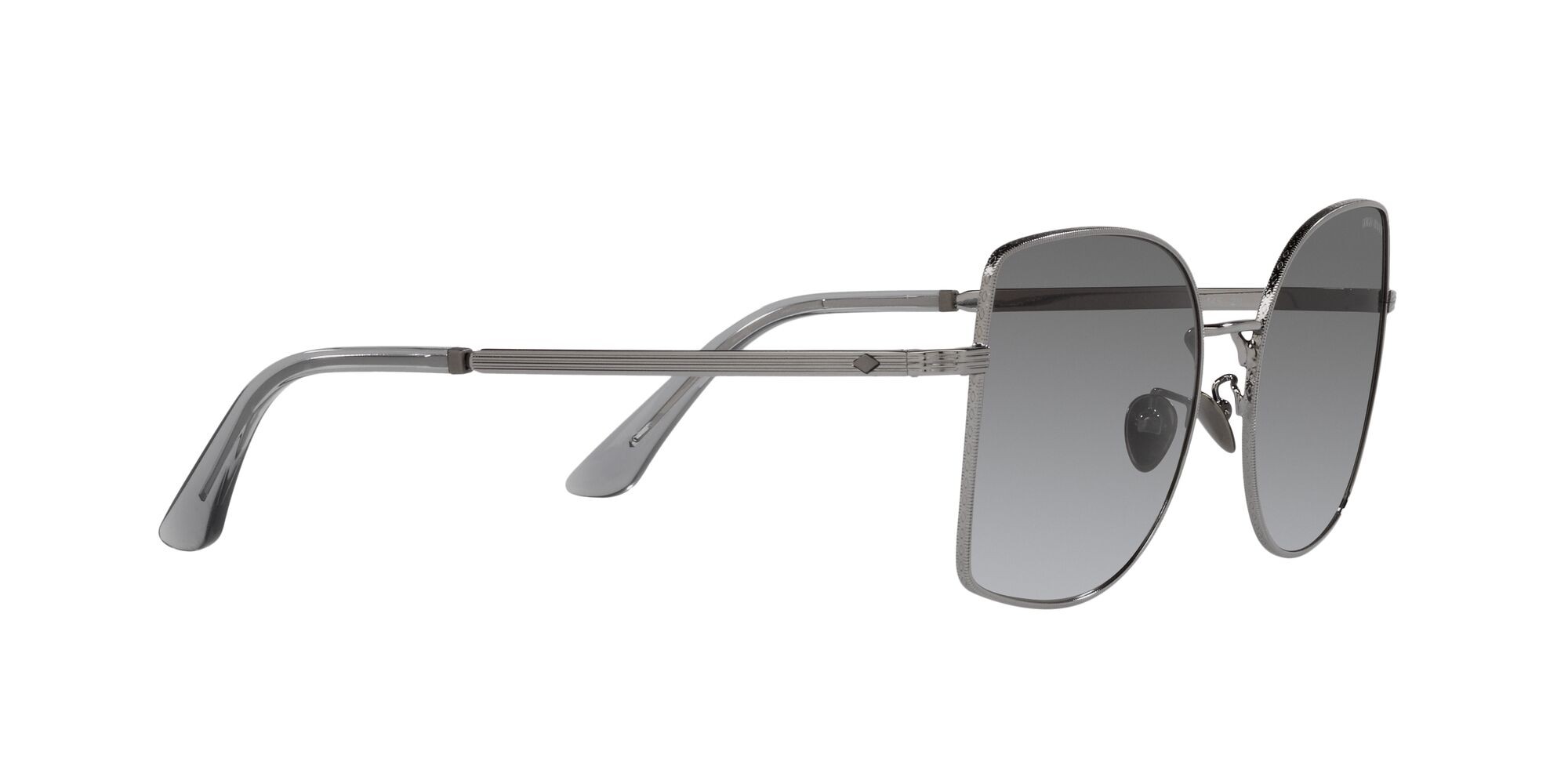 Sunglasses Giorgio Armani AR 6141 (301011) color gunmetal shape square lenses grigio sfumato