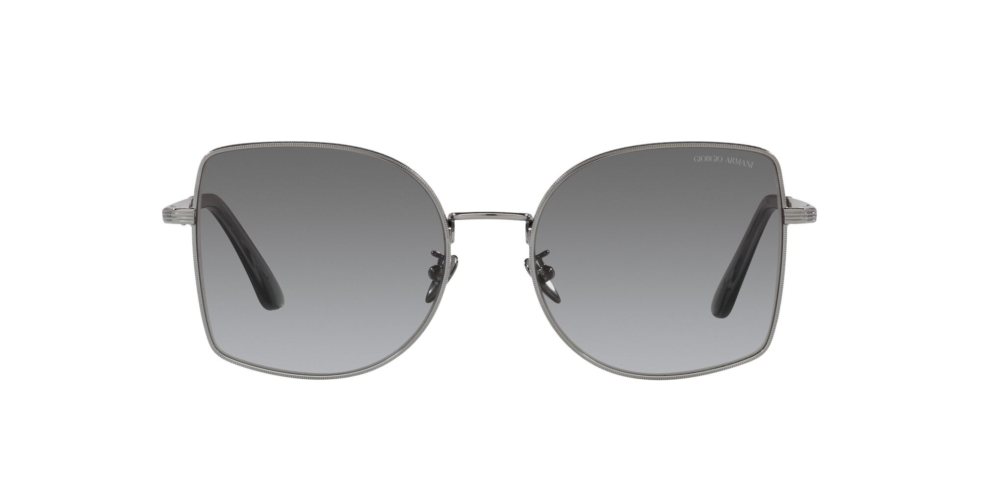 Sunglasses Giorgio Armani AR 6141 (301011) color gunmetal shape square lenses grigio sfumato