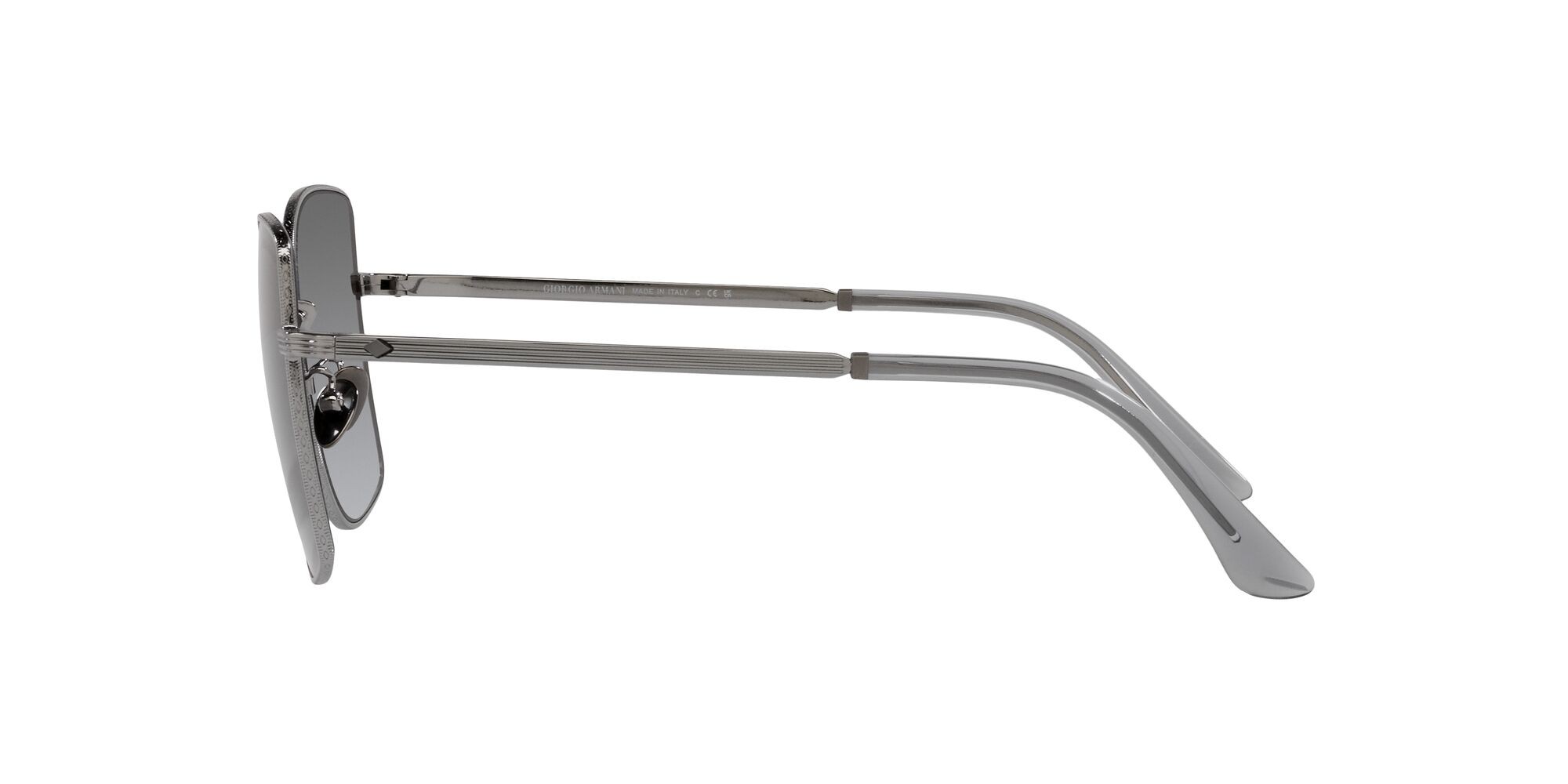 Sunglasses Giorgio Armani AR 6141 (301011) color gunmetal shape square lenses grigio sfumato