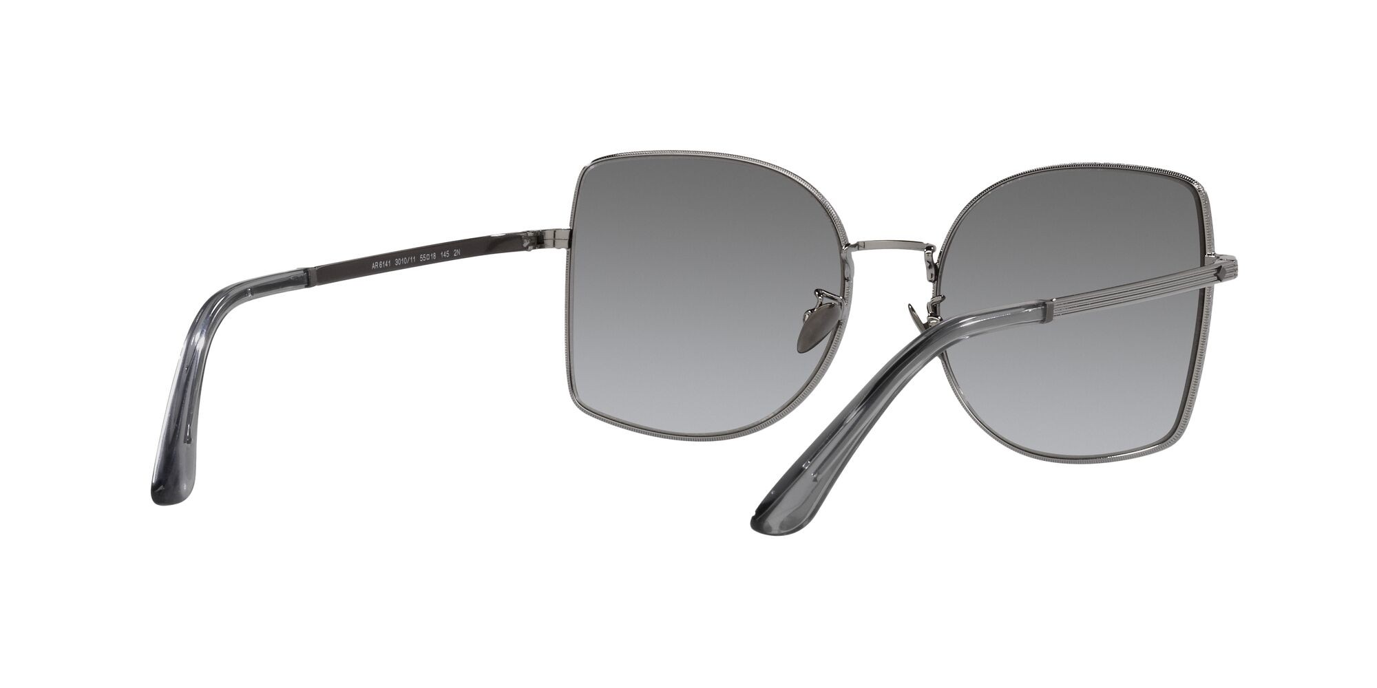 Sunglasses Giorgio Armani AR 6141 (301011) color gunmetal shape square lenses grigio sfumato