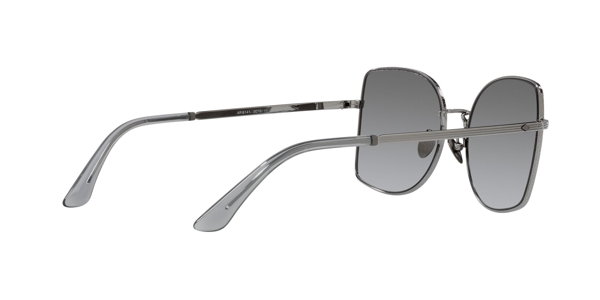 Sunglasses Giorgio Armani AR 6141 (301011) color gunmetal shape square lenses grigio sfumato