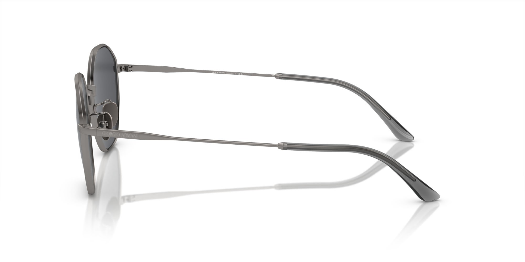Sunglasses Giorgio Armani AR 6150 (300387) color gunmetal opaco shape square lenses grigio scuro