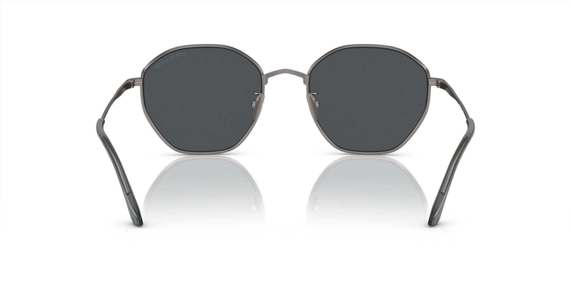 Sunglasses Giorgio Armani AR 6150 (300387) color gunmetal opaco shape square lenses grigio scuro