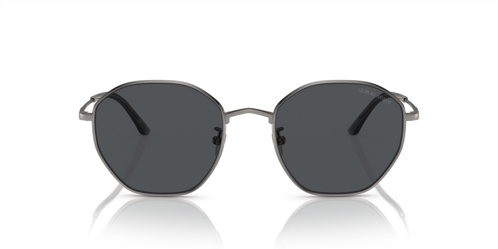 Sunglasses Giorgio Armani AR 6150 (300387) color gunmetal opaco shape square lenses grigio scuro
