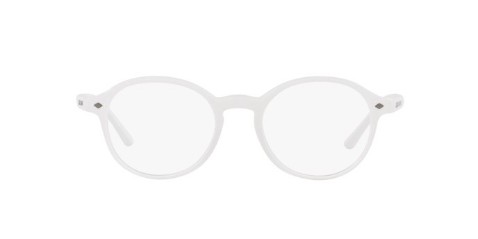 Brillen Giorgio Armani AR 7004 (5946) farbe matte white form pantos gläser demo lens