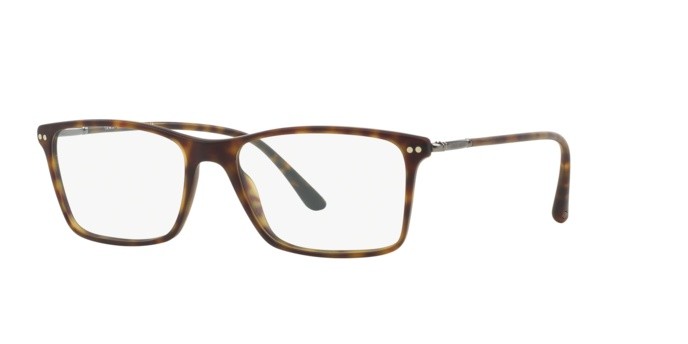 Eyeglasses Giorgio Armani AR 7037 (5089) color matte dark havana shape rectangle lenses demo lens