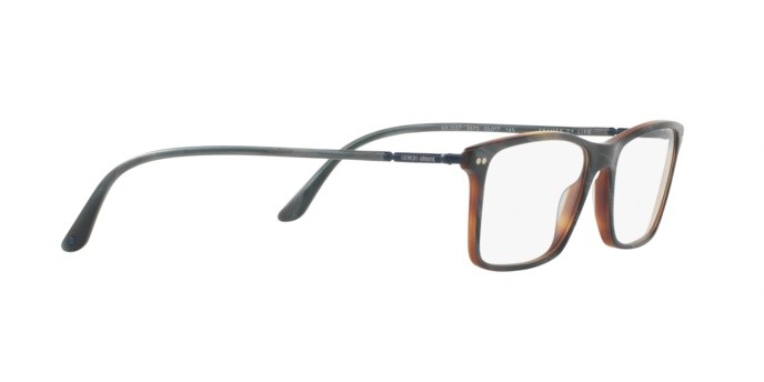 Eyeglasses Giorgio Armani AR 7037 (5570) color matte grey horn shape rectangle lenses demo lens