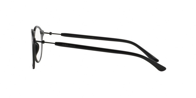 Brillen Giorgio Armani AR 7040 (5042) farbe matte black form pantos gläser demo lens