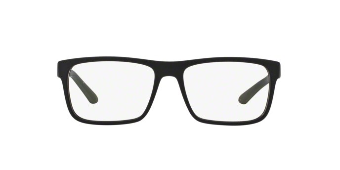 Eyeglasses Giorgio Armani AR 7042 (5063) color black rubber shape rectangle lenses demo lens