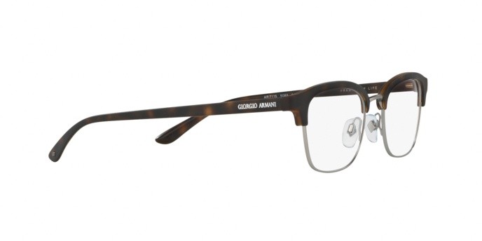 Eyeglasses Giorgio Armani AR 7115 (5089) color gunmetal/matte havana shape square lenses demo lens