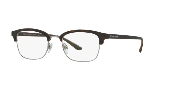 Eyeglasses Giorgio Armani AR 7115 (5089) color gunmetal/matte havana shape square lenses demo lens