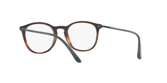 Eyeglasses Giorgio Armani AR 7125 (5570) color matte grey horn shape pantos lenses demo lens