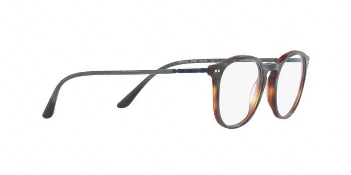 Eyeglasses Giorgio Armani AR 7125 (5570) color matte grey horn shape pantos lenses demo lens