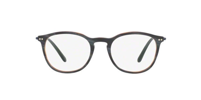 Eyeglasses Giorgio Armani AR 7125 (5570) color matte grey horn shape pantos lenses demo lens