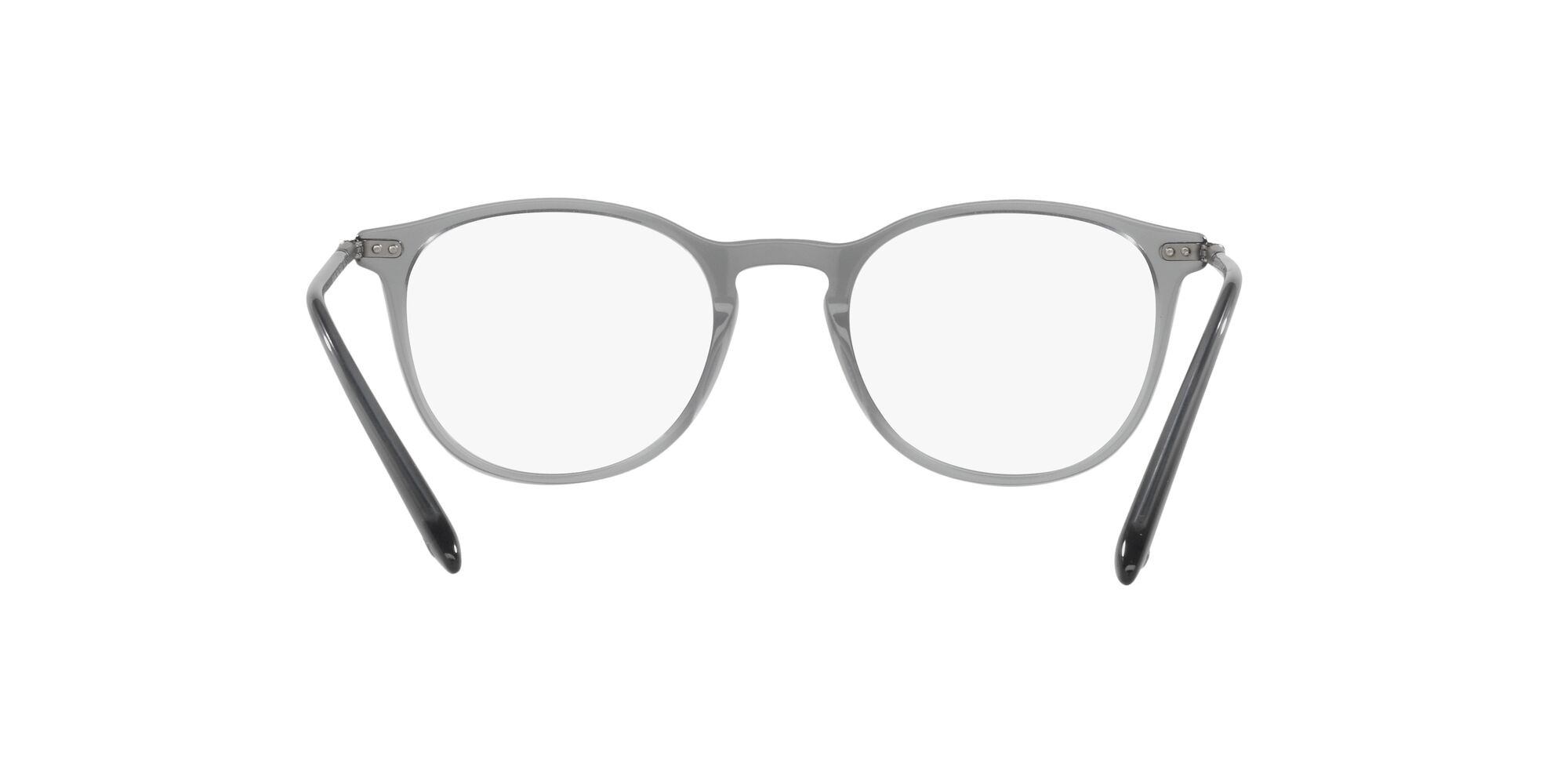 Occhiali da vista Giorgio Armani AR 7125 (5681) colore grigio opale forma pantos lenti lente demo