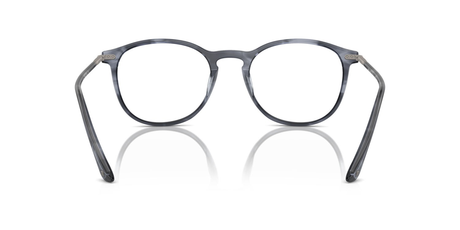 Eyeglasses Giorgio Armani AR 7125 (5986) color striato blu shape pantos lenses lente demo