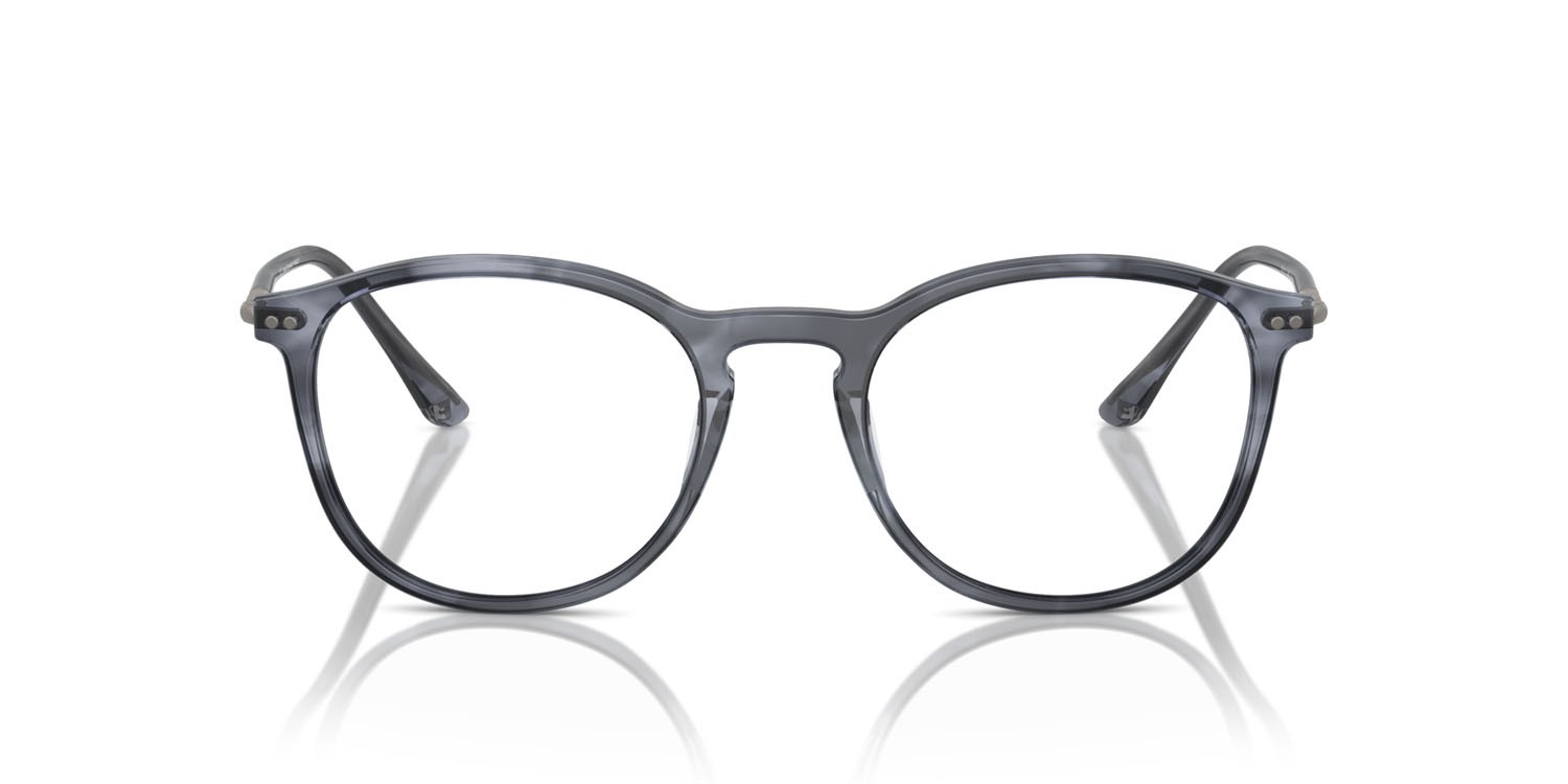 Eyeglasses Giorgio Armani AR 7125 (5986) color striato blu shape pantos lenses lente demo
