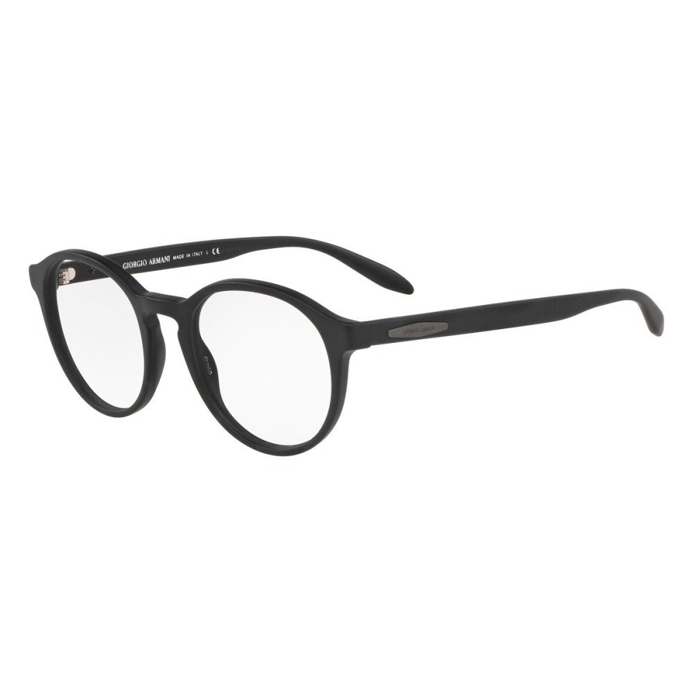 Eyeglasses Giorgio Armani AR 7162 (5042) color matte black shape pantos lenses demo lens