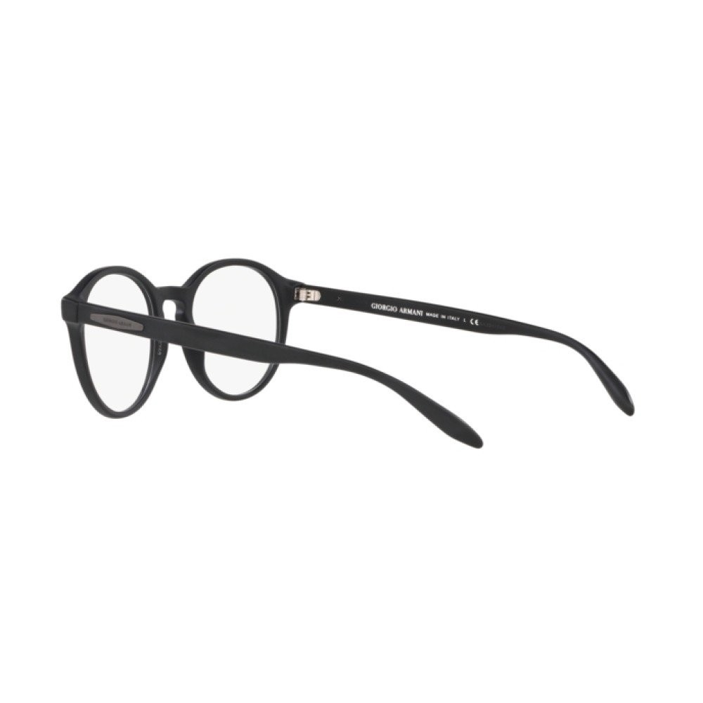 Eyeglasses Giorgio Armani AR 7162 (5042) color matte black shape pantos lenses demo lens
