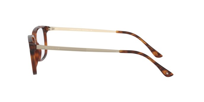 Brillen Giorgio Armani AR 7183 (5810) farbe red havana form rechteckig gläser demo lens