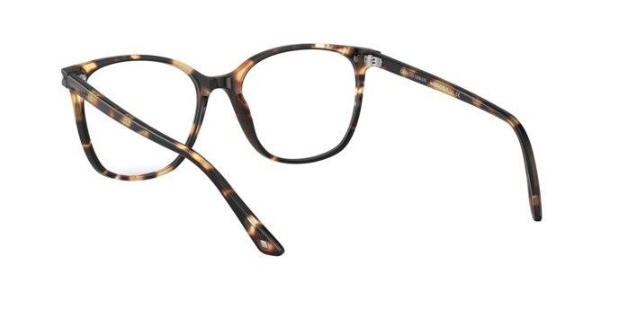 Occhiali da vista Giorgio Armani AR 7192 (5847) colore brown havana forma quadrato lenti demo lens