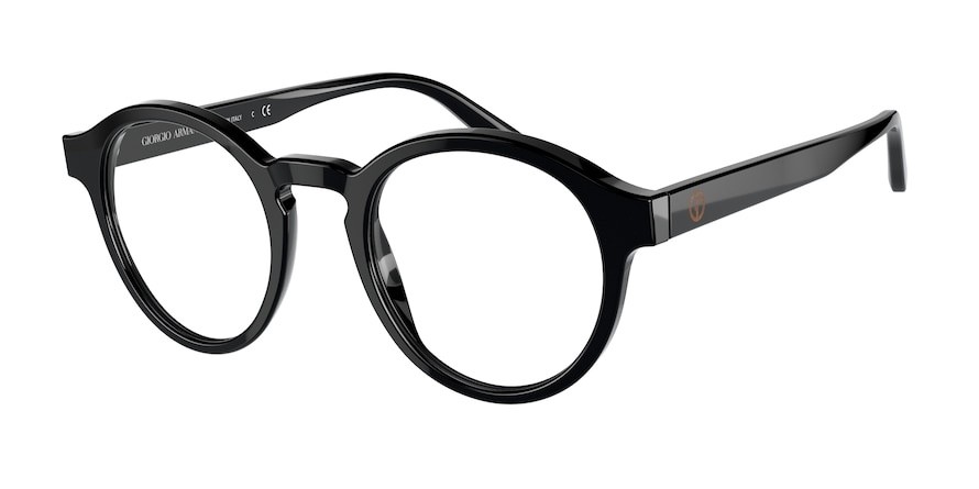 Brillen Giorgio Armani AR 7206 (5875) farbe black form pantos gläser demo lens