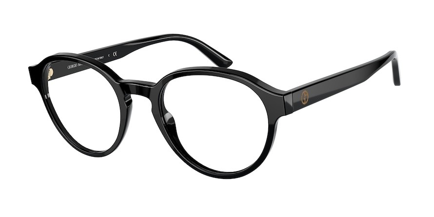 Occhiali da vista Giorgio Armani AR 7207 (5875) colore black forma pantos lenti demo lens