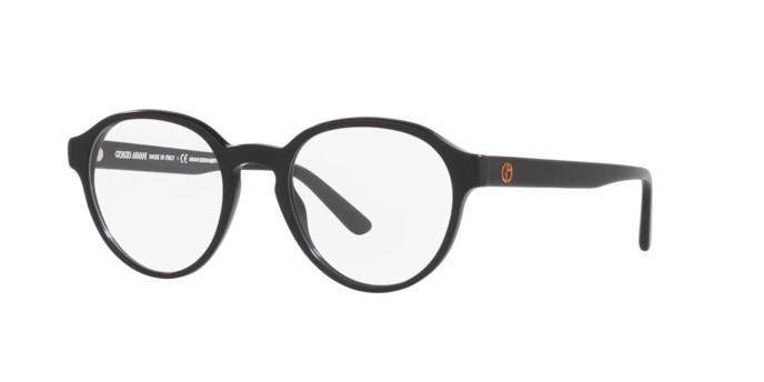 Brillen Giorgio Armani AR 7207 (5949) farbe matte black form pantos gläser demo lens